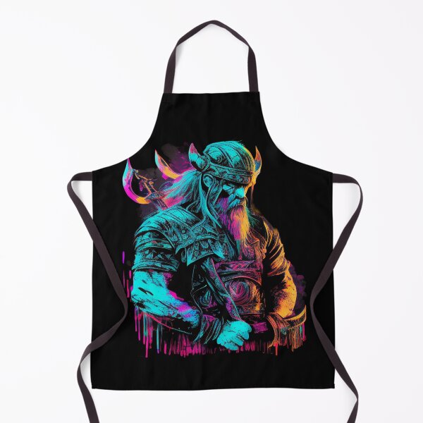 Item preview, Neon Viking Warrior designed and sold by GiftPantheon.