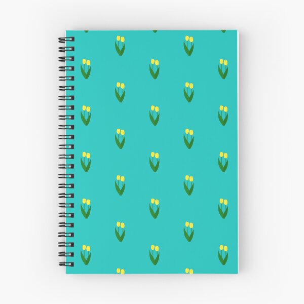 Item preview, Tulip Yellow on Blue designed and sold by TheScraggyBeard.