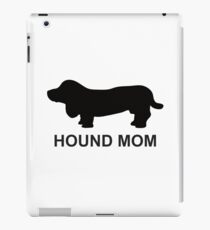 Hound Mom (Black) iPad Case/Skin