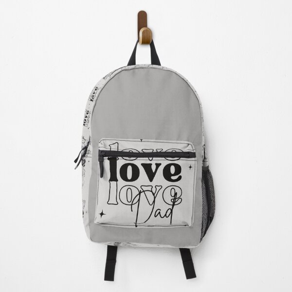 Item preview, Love, Love, Love Dad | Text-Based Design (Black) designed and sold by Strad Digital ART.