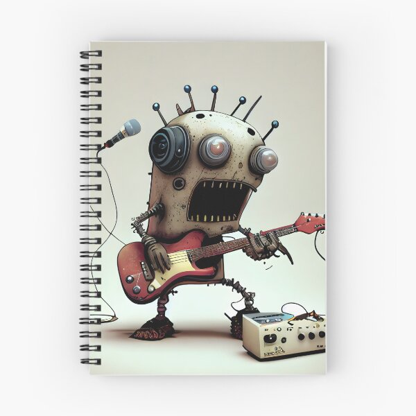 Item preview, "Rhythmic Robotics: The Futuristic Musician" designed and sold by digitalbrosse.