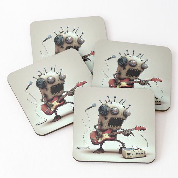Item preview, "Rhythmic Robotics: The Futuristic Musician" designed and sold by digitalbrosse.