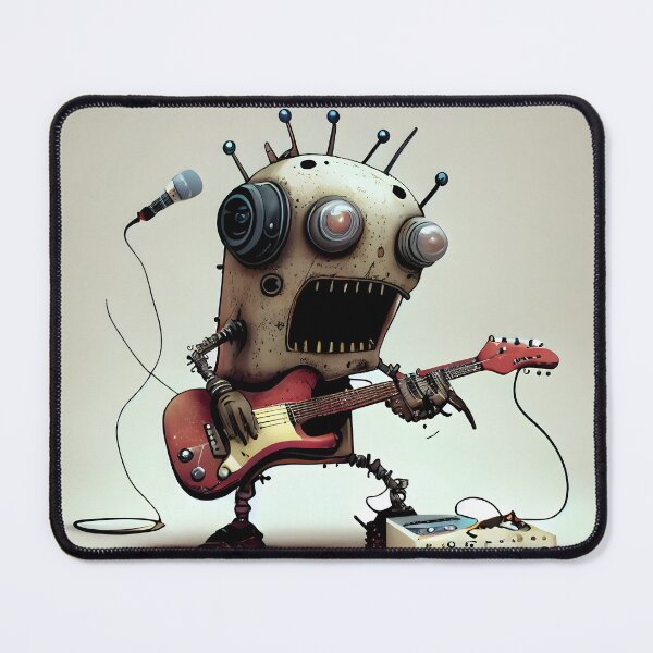 Item preview, "Rhythmic Robotics: The Futuristic Musician" designed and sold by digitalbrosse.