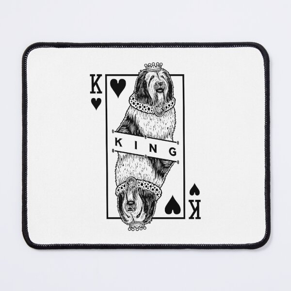 Item preview, Polish Lowland Sheepdog King Of Hearts Funny PLS Dog Lover designed and sold by GrandeDuc.