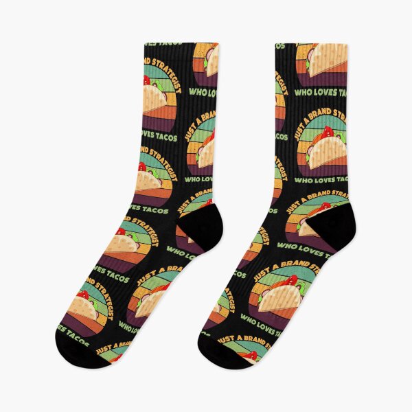 Item preview, Just a brand strategist who loves tacos, funny tacos lovers, brand strategist job ,brand strategist humor, joke, meme, foodie worker, funny food lover sayings designed and sold by SGS-.