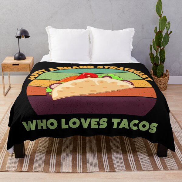 Item preview, Just a brand strategist who loves tacos, funny tacos lovers, brand strategist job ,brand strategist humor, joke, meme, foodie worker, funny food lover sayings designed and sold by SGS-.