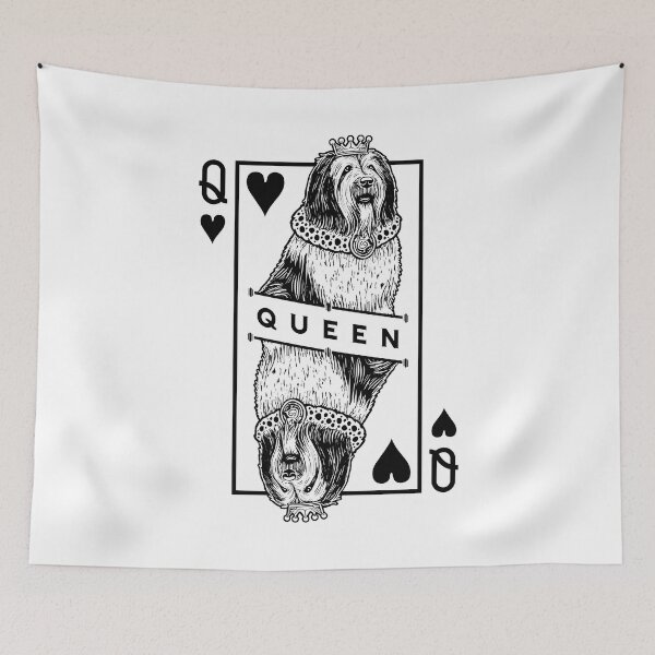 Item preview, Polish Lowland Sheepdog Queen Of Hearts Funny PLS Dog Lover designed and sold by GrandeDuc.