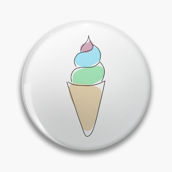 Item preview, Minimalist icecream designed and sold by anycolorart.