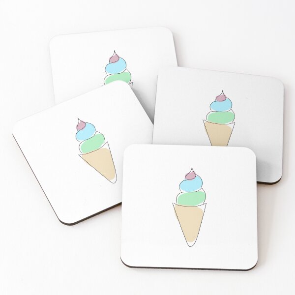 Item preview, Minimalist icecream designed and sold by anycolorart.