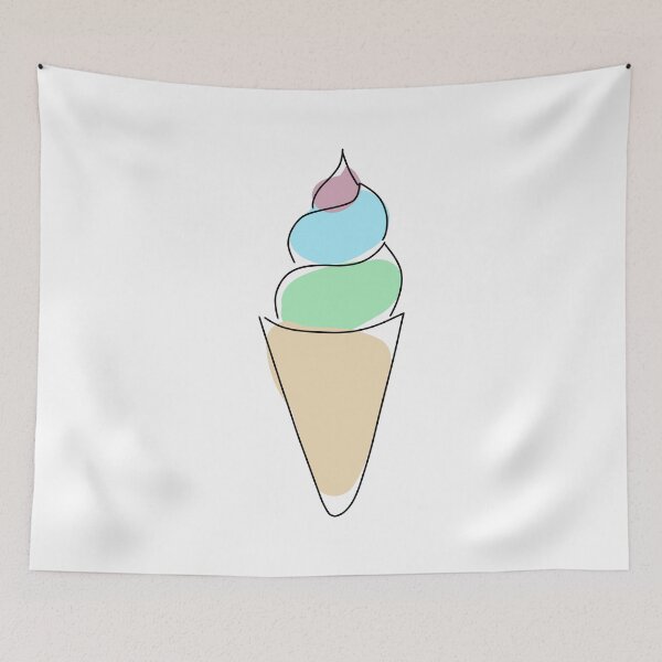 Item preview, Minimalist icecream designed and sold by anycolorart.