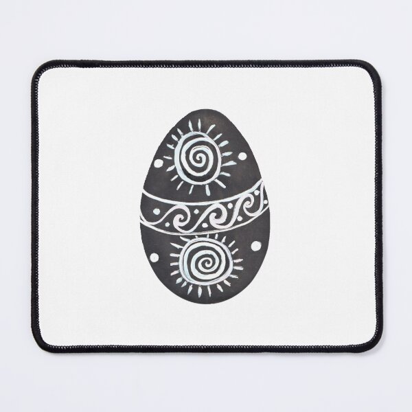 Item preview, Black and white Handpainted Pysanka designed and sold by Wolshebnaja.
