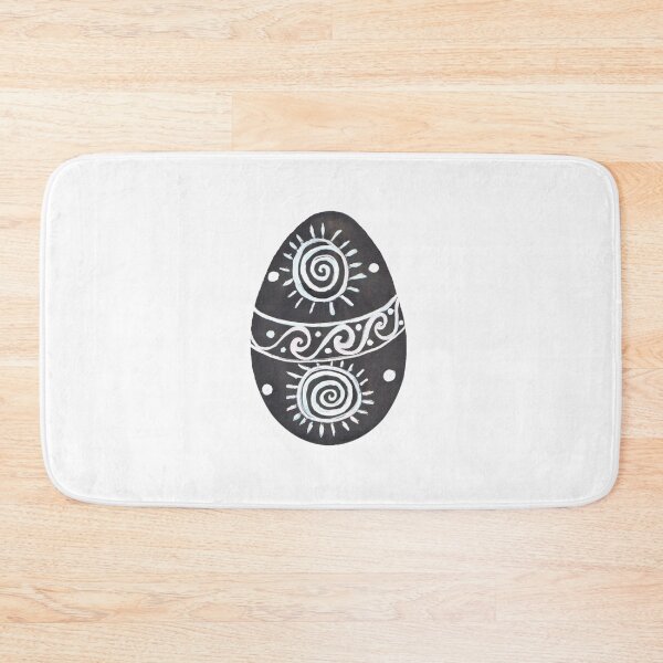 Item preview, Black and white Handpainted Pysanka designed and sold by Wolshebnaja.