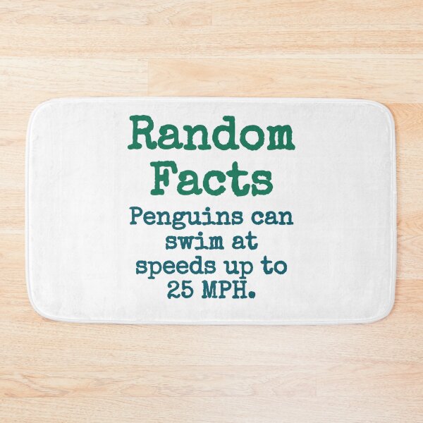 Item preview, Penguins Can Swim At Speeds Up To 25 MPH - Trivia Fact designed and sold by CrankyOldDude.