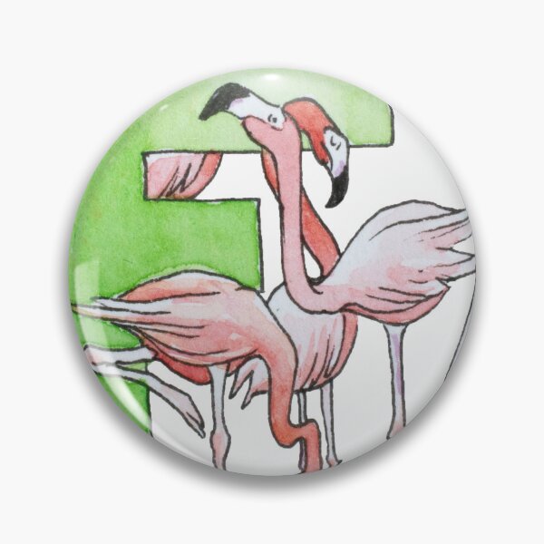 Item preview, F for Flamingo designed and sold by immerzdstudio.