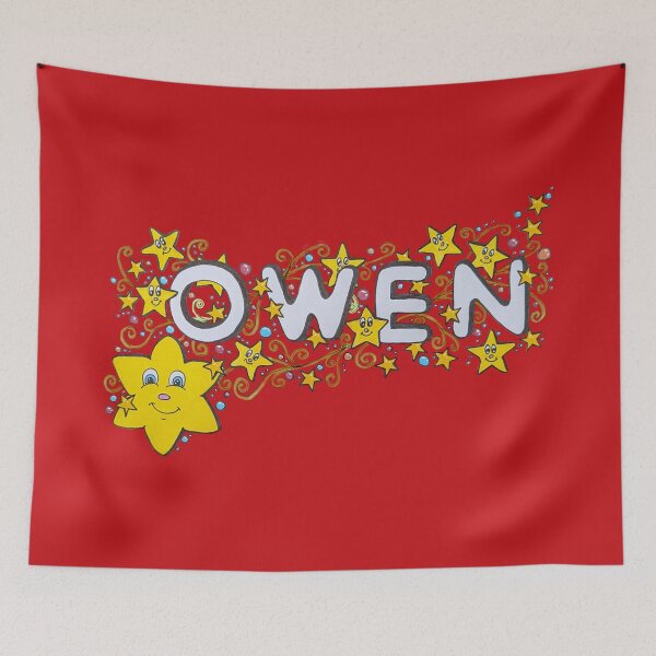 Item preview, Owen Stars (red) designed and sold by RainbowOma.