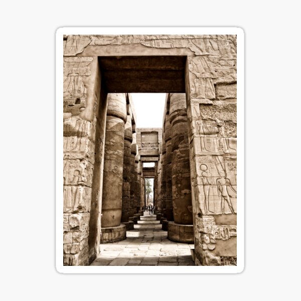 Item preview, View into the Great Hypostyle Hall of Amun-Re, Karnak Temple, Luxor, Egypt designed and sold by Einsiedel.