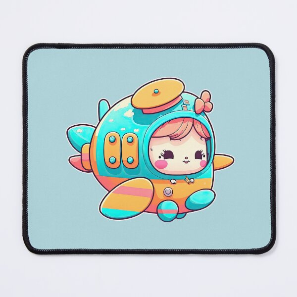Item preview, Funny Airplane Captain Girl Soaring Through the Skies Taking Flight With Humor designed and sold by ultra-cute.