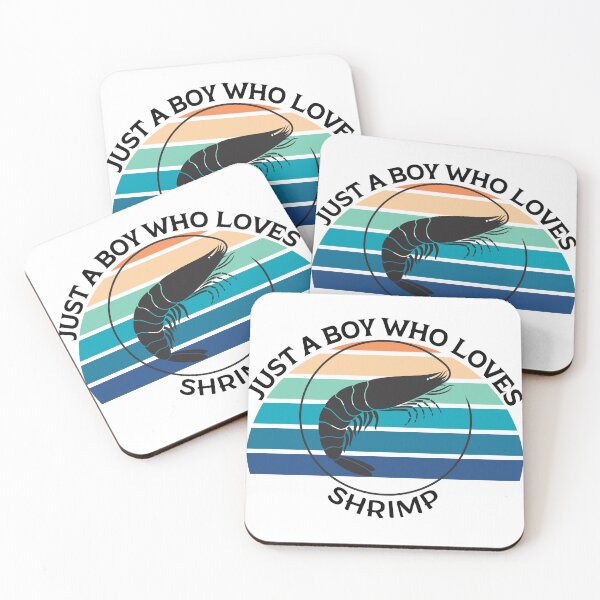 Item preview, Just a boy who loves shrimp Sticker designed and sold by Commandershop1.