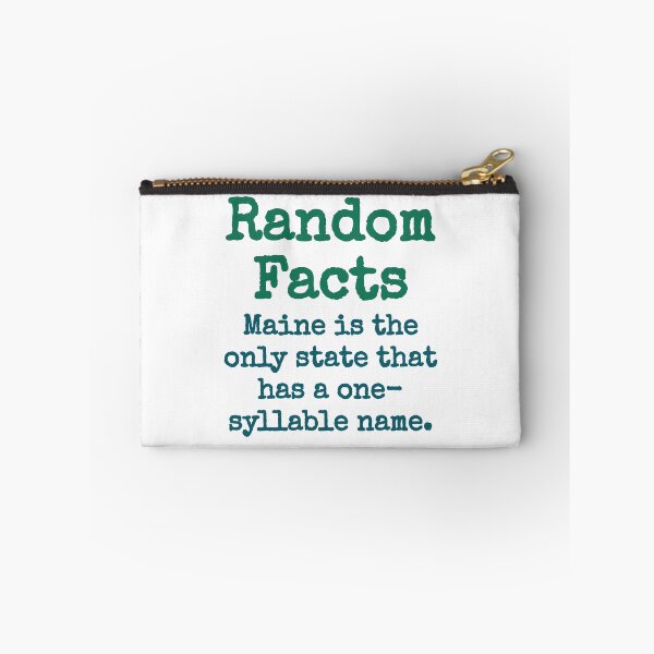 Item preview, Maine Is The Only State - Trivia Fact designed and sold by CrankyOldDude.