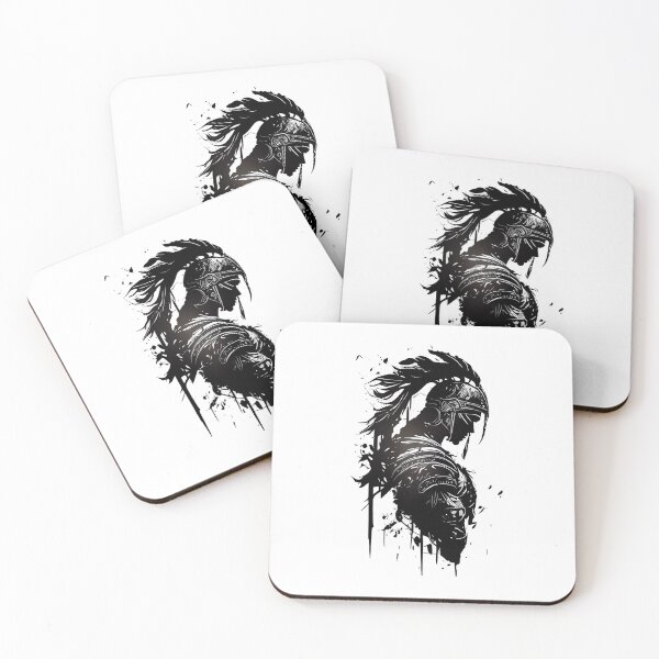 Item preview, Spartan Warrior Silhouette designed and sold by ShadowAndSlate.