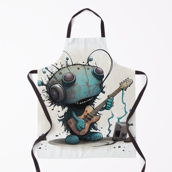 Item preview, "Rhythmic Robotics: The Futuristic Musician" designed and sold by digitalbrosse.