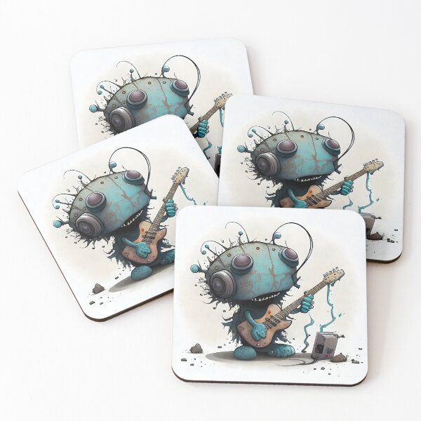 Item preview, "Rhythmic Robotics: The Futuristic Musician" designed and sold by digitalbrosse.