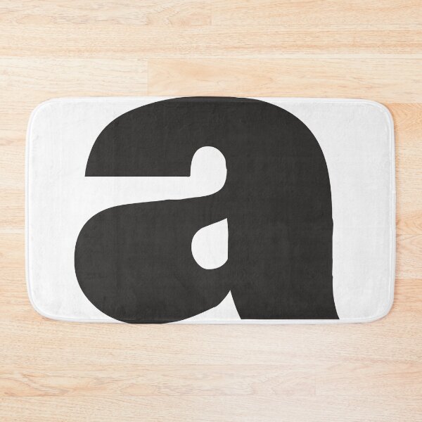 Item preview, Modern letter a initial Large bold letters typography simple minimalist black and white designed and sold by tanabe.