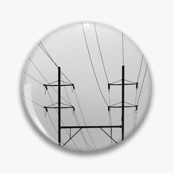 Item preview, Electricity wires pylon landscape  designed and sold by TinyArtCorner.