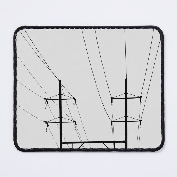 Item preview, Electricity wires pylon landscape  designed and sold by TinyArtCorner.