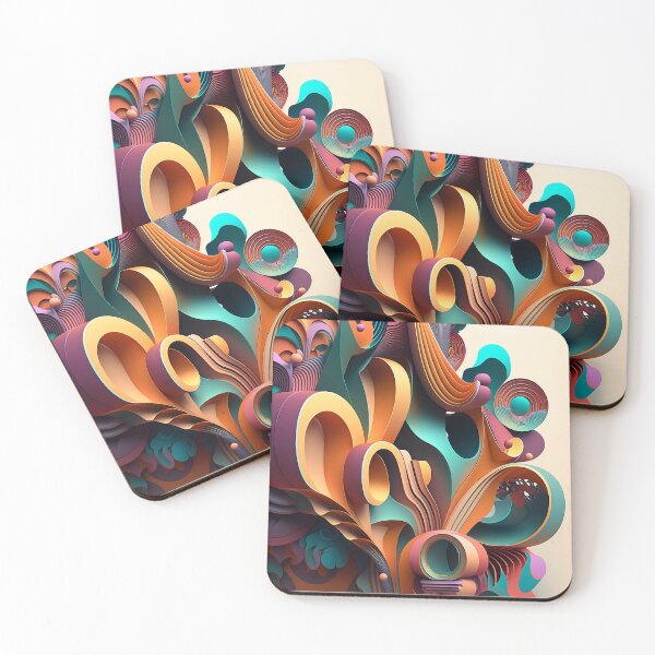 Item preview, Vibrant and Colorful Abstract Design designed and sold by EnzoZs.