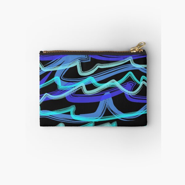 Item preview, Shades of Blue Ocean Waves Watercolor Abstract designed and sold by customshirtgirl.