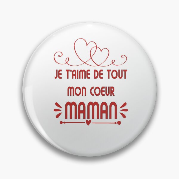 Item preview, Je T'aime Maman joli Cadeau Fête des Mères Pour les Mamans designed and sold by ZANNIX.