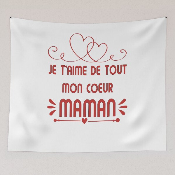 Item preview, Je T'aime Maman joli Cadeau Fête des Mères Pour les Mamans designed and sold by ZANNIX.