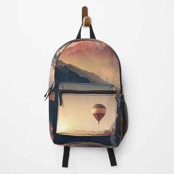 Item preview, Hot air balloon in the mountains designed and sold by JDA-Shop.