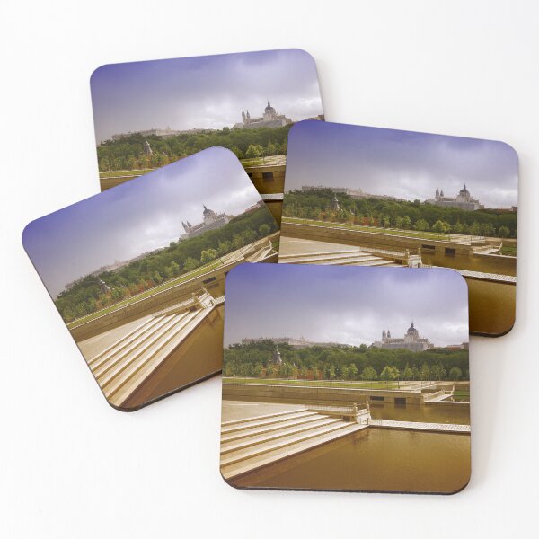 Item preview, View across the Manzanares to the Palacio Real and the Almudena Cathedral, Madrid designed and sold by Einsiedel.