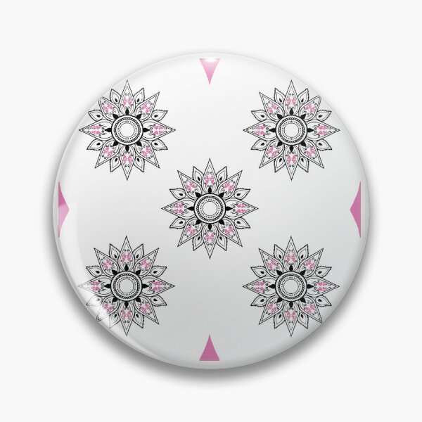 Item preview, Flower patterns black on white  designed and sold by Chaoticzarts.