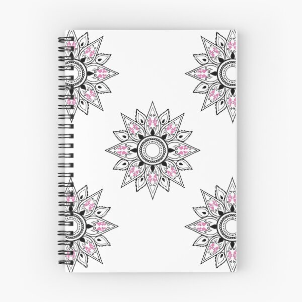Item preview, Flower patterns black on white  designed and sold by Chaoticzarts.