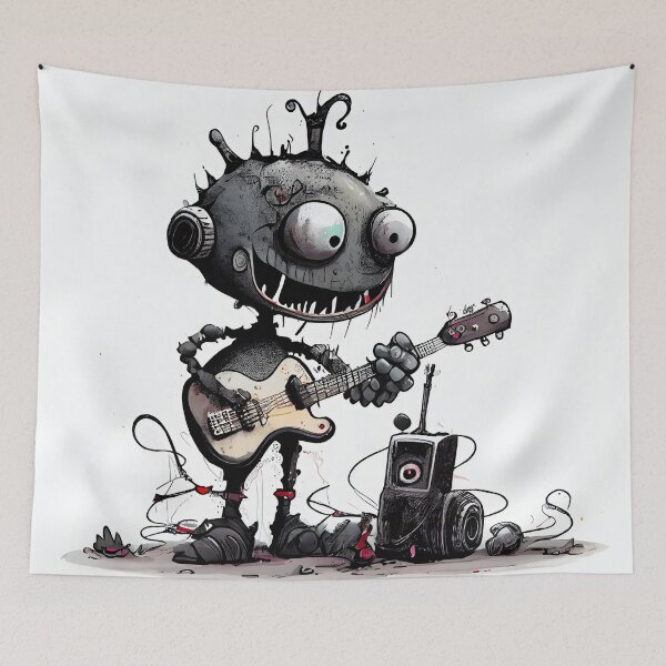 Item preview, "Metallic Melodies The Robot's Sonic Serenade" designed and sold by digitalbrosse.