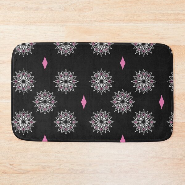 Item preview, Flower patterns white on black  designed and sold by Chaoticzarts.