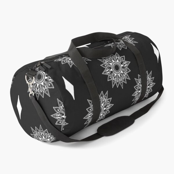 Item preview, Flower patterns white on black  designed and sold by Chaoticzarts.