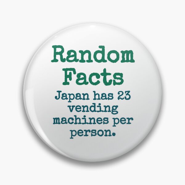 Item preview, Japan Has 23 Vending Machines - Trivia Fact designed and sold by CrankyOldDude.