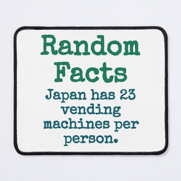Item preview, Japan Has 23 Vending Machines - Trivia Fact designed and sold by CrankyOldDude.