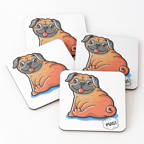 Item preview, Pug Fart - Dog Fart designed and sold by ChickKingdom.