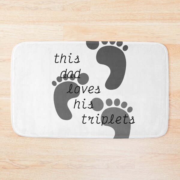 Item preview, THIS DAD LOVES HIS TRIPLETS designed and sold by The Universe Of You.