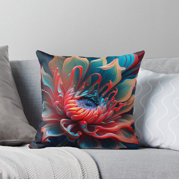 Item preview, Colorful Abstract Flower Art designed and sold by elnixart.