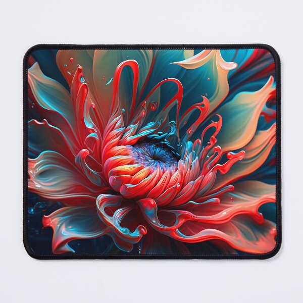 Item preview, Colorful Abstract Flower Art designed and sold by elnixart.