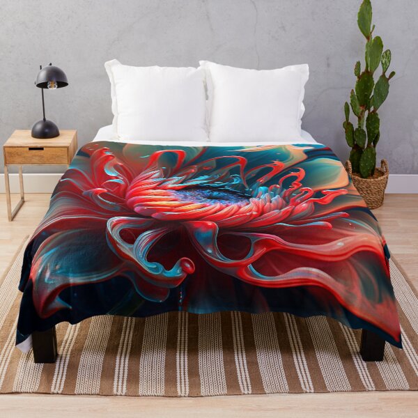 Item preview, Colorful Abstract Flower Art designed and sold by elnixart.