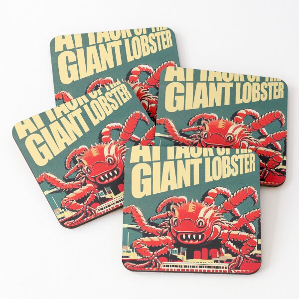 Item preview, Attack of the Giant Lobster designed and sold by Northam Secondhand.
