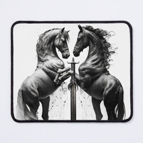 Item preview, fighting horses designed and sold by JDA-Shop.