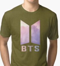 Camiseta de tejido mixto BTS